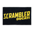 Telo mare nero in spugna con maxi-logo Scrambler Ducati, Brand, SKU o937000490, Immagine 0